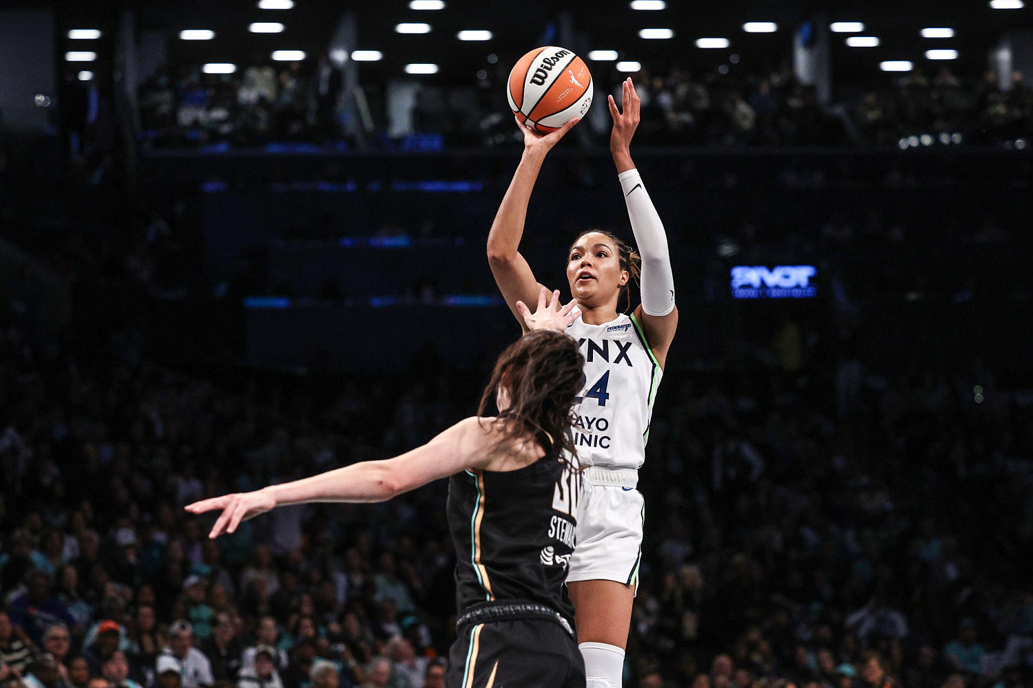 Lynx stun Liberty with 95-93 overtime win in Game 1 of the WNBA Finals