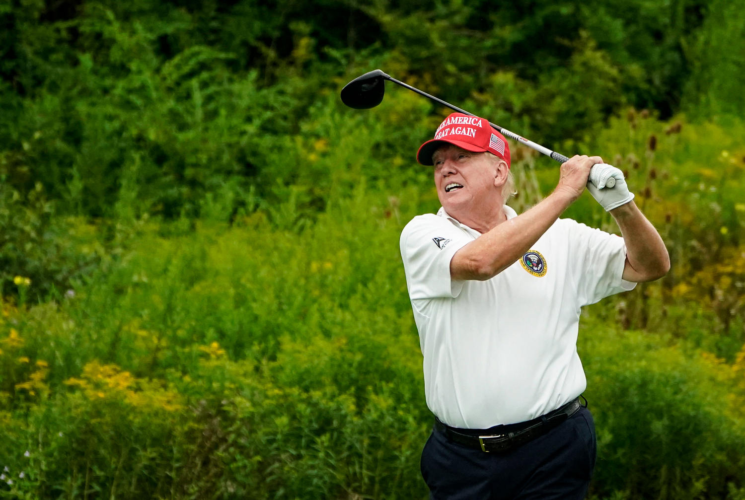 Trump won't golf until after the election over security concerns