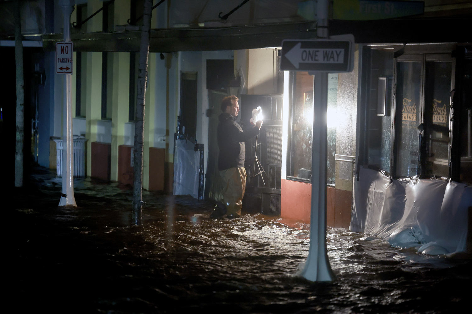 Florida's barrier islands are battered by Hurricane Milton