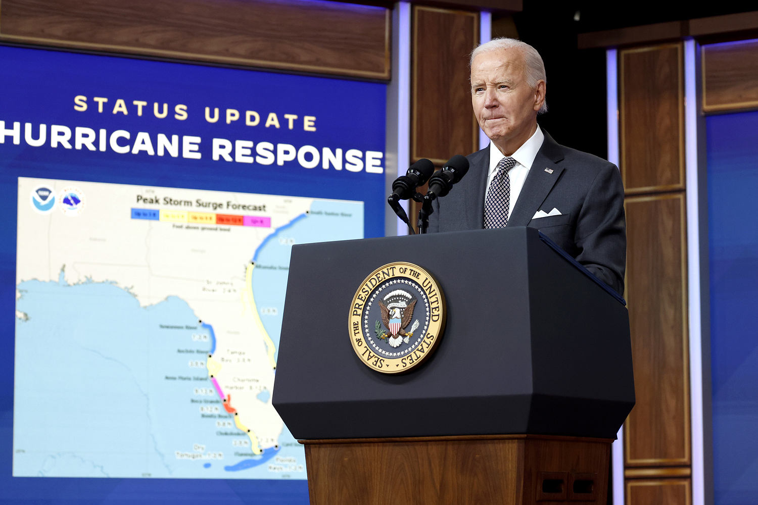 Biden, surveying Milton's aftermath, announces $600M for rebuilding in Florida and other states