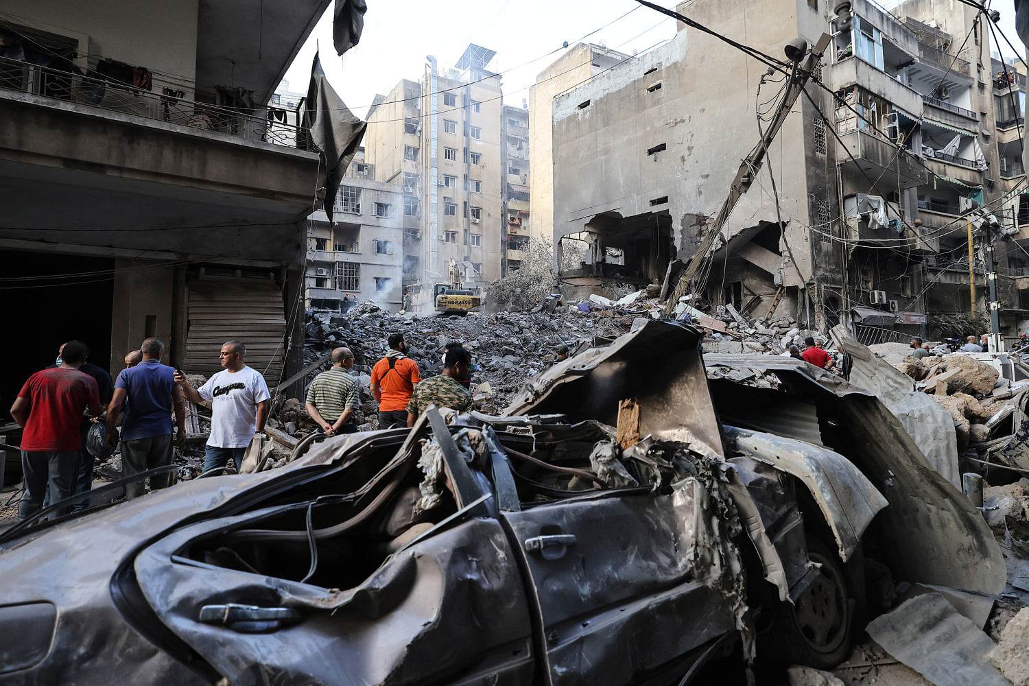 Beirut reels from deadly Israeli strike; Iran warns Arab states not to help Israel attack