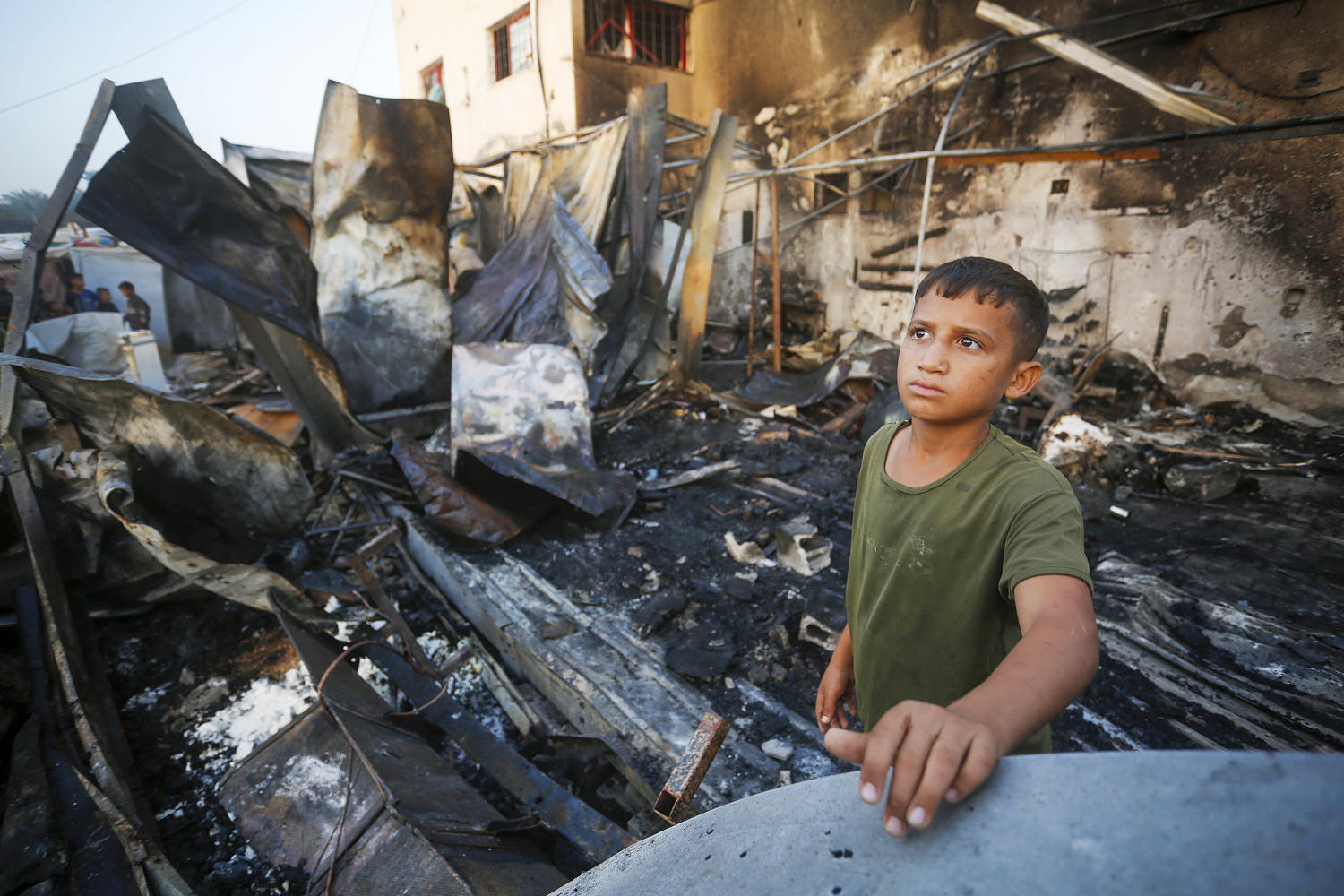 Israeli strike on Gaza hospital ignites devastating fire