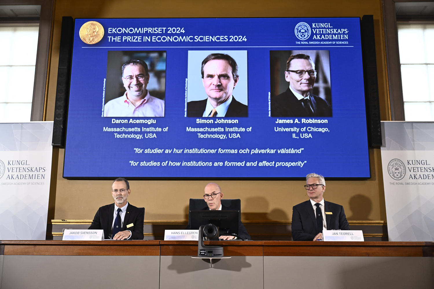 Nobel economics prize goes to global inequality researchers