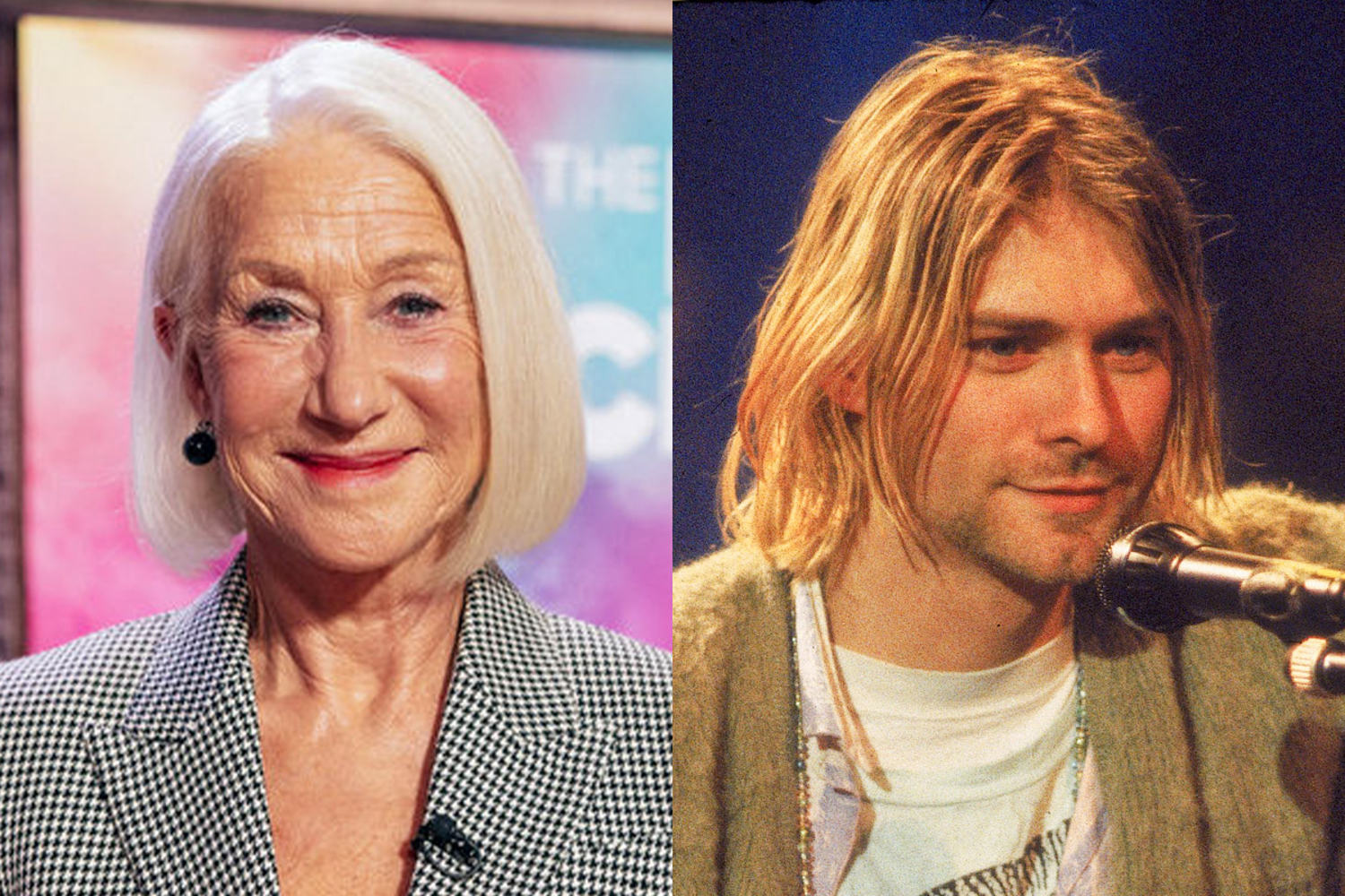 Helen Mirren says 'it's so sad Kurt Cobain died when he did because he never saw GPS'