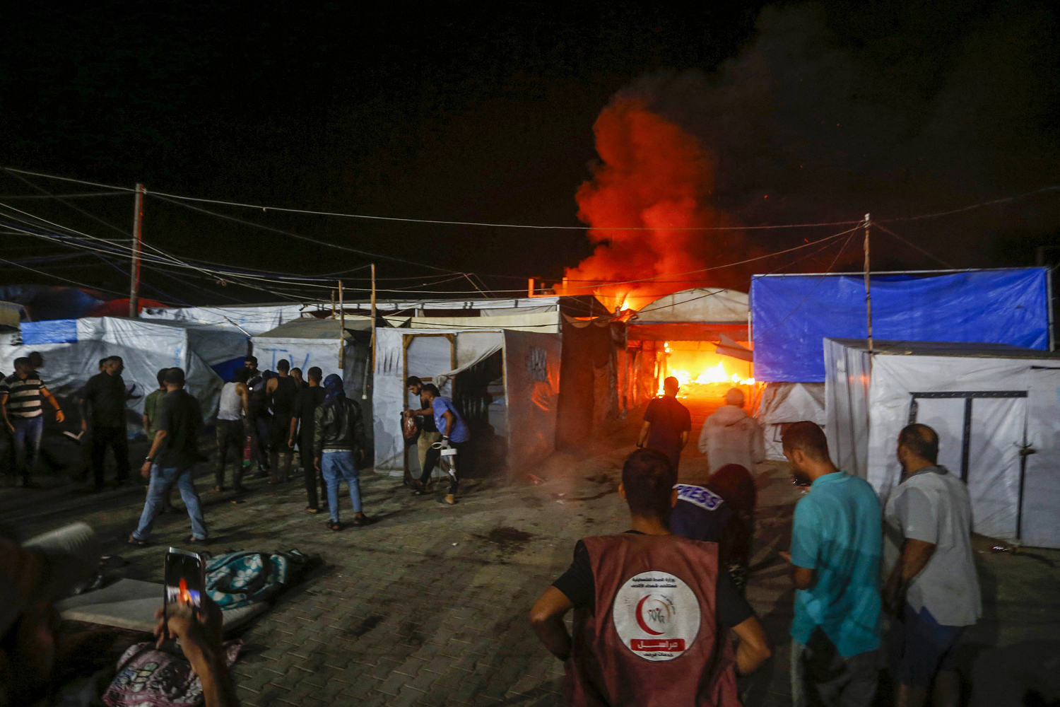 Teen recounts horror after his mom and brother were burned alive by Israeli strike on Gaza hospital