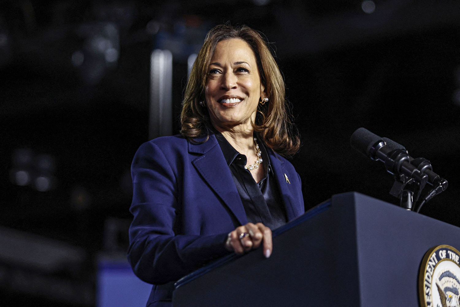 Harris says it is part of the American tradition for VPs not to criticize the president