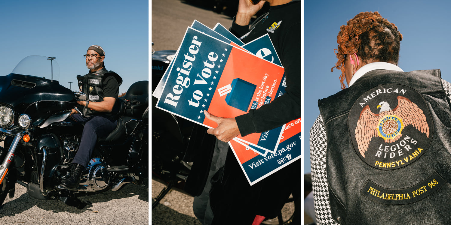 Philly's Black motorcycle clubs hit the streets to encourage Black men to vote