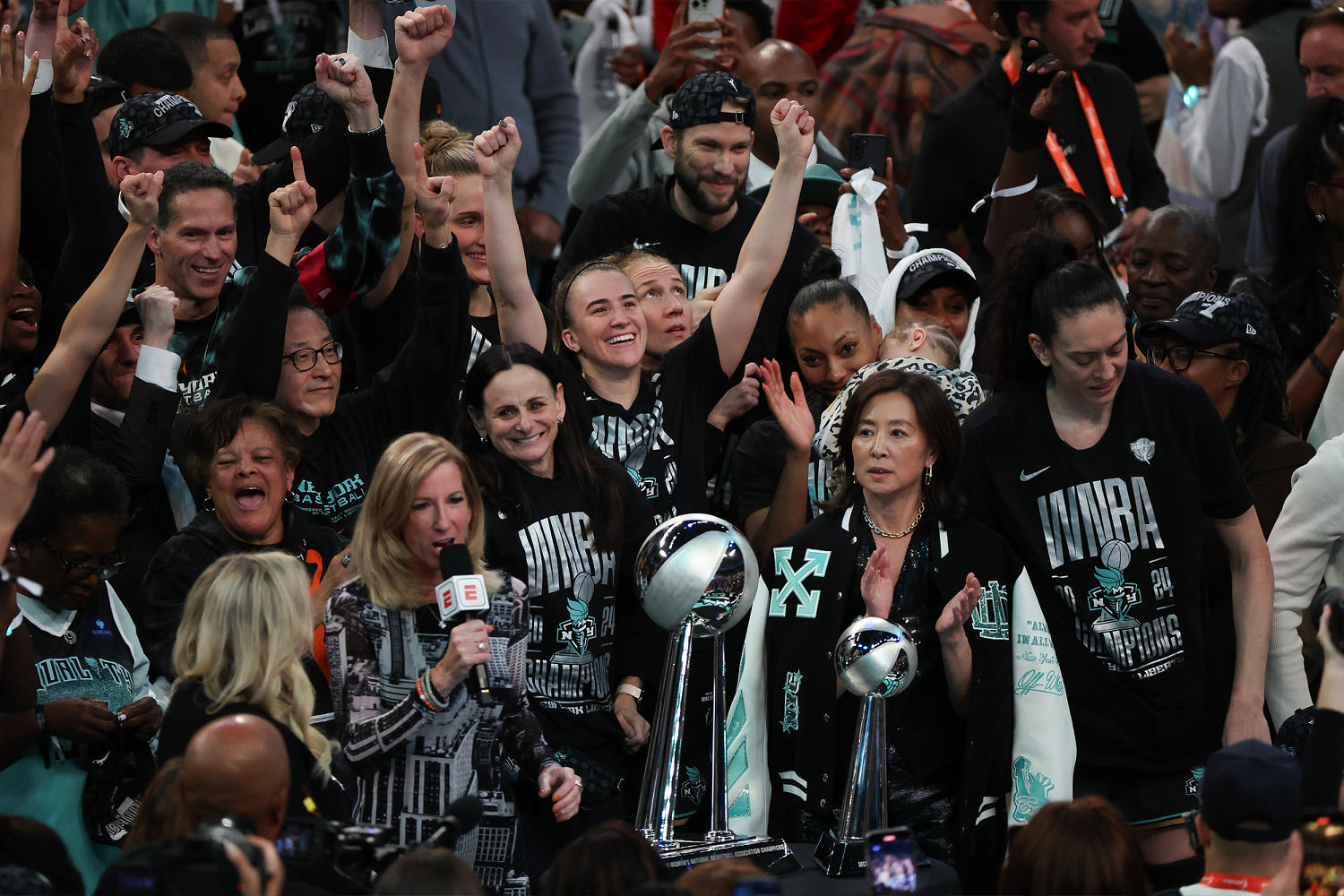 New York Liberty win their first WNBA championship in franchise history