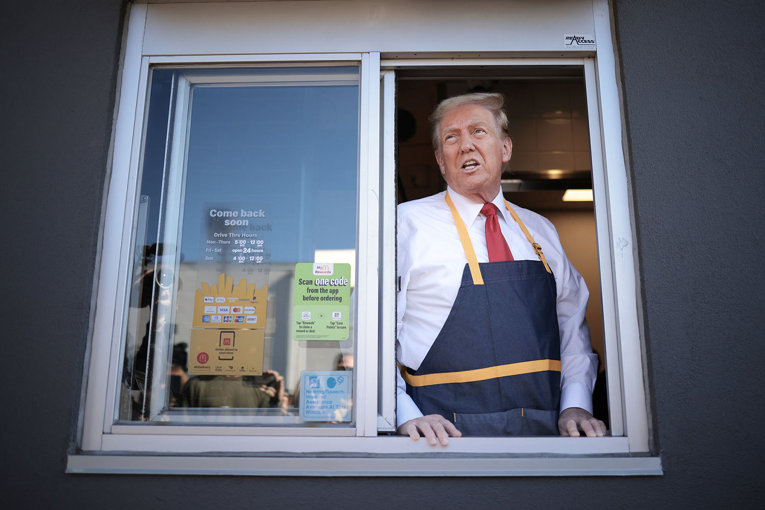 McDonald's campaign event highlights Trump-Harris battle for low-wage workers