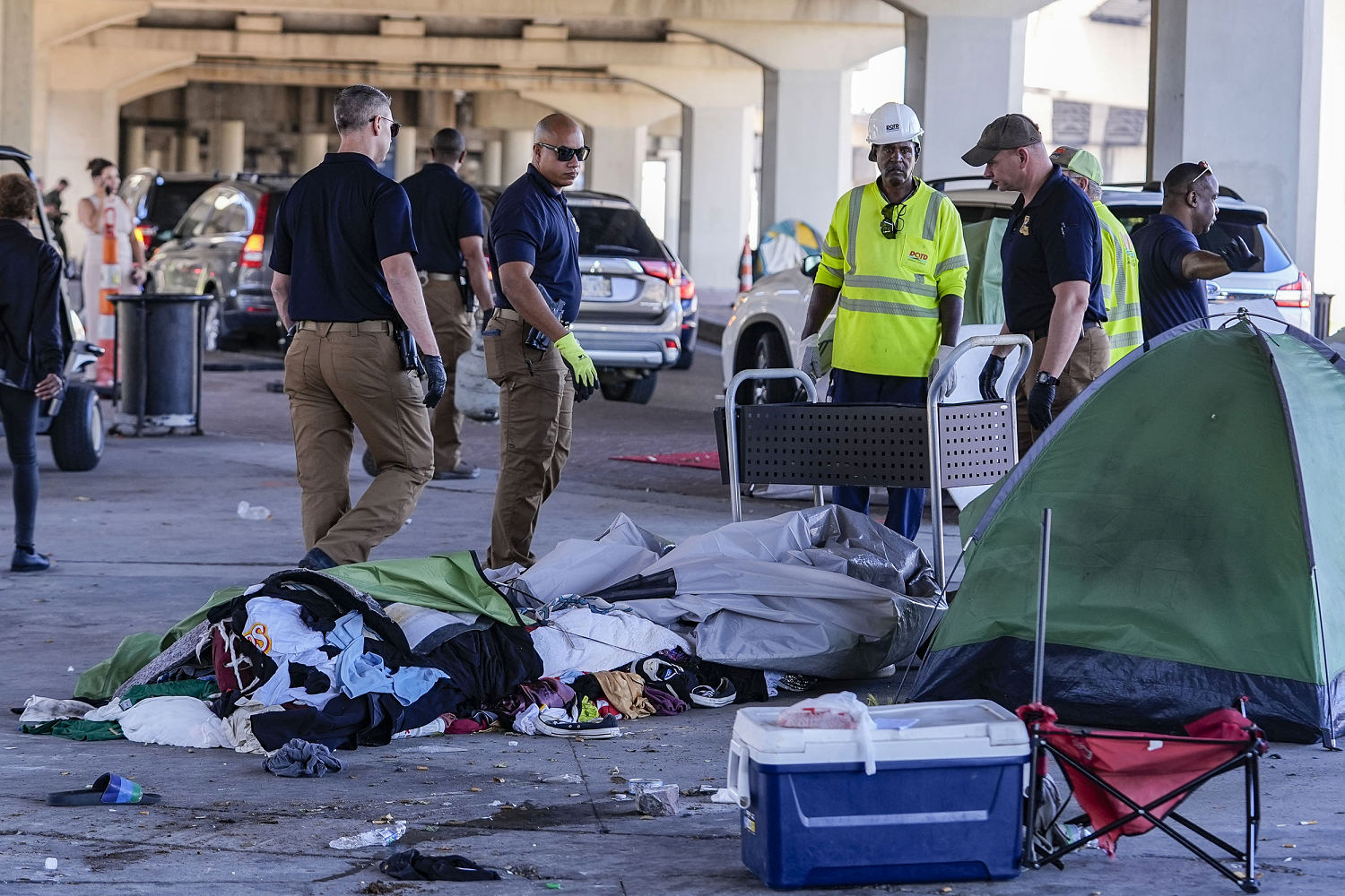 Louisiana forces relocation of homeless camp before Taylor Swift's New Orleans shows