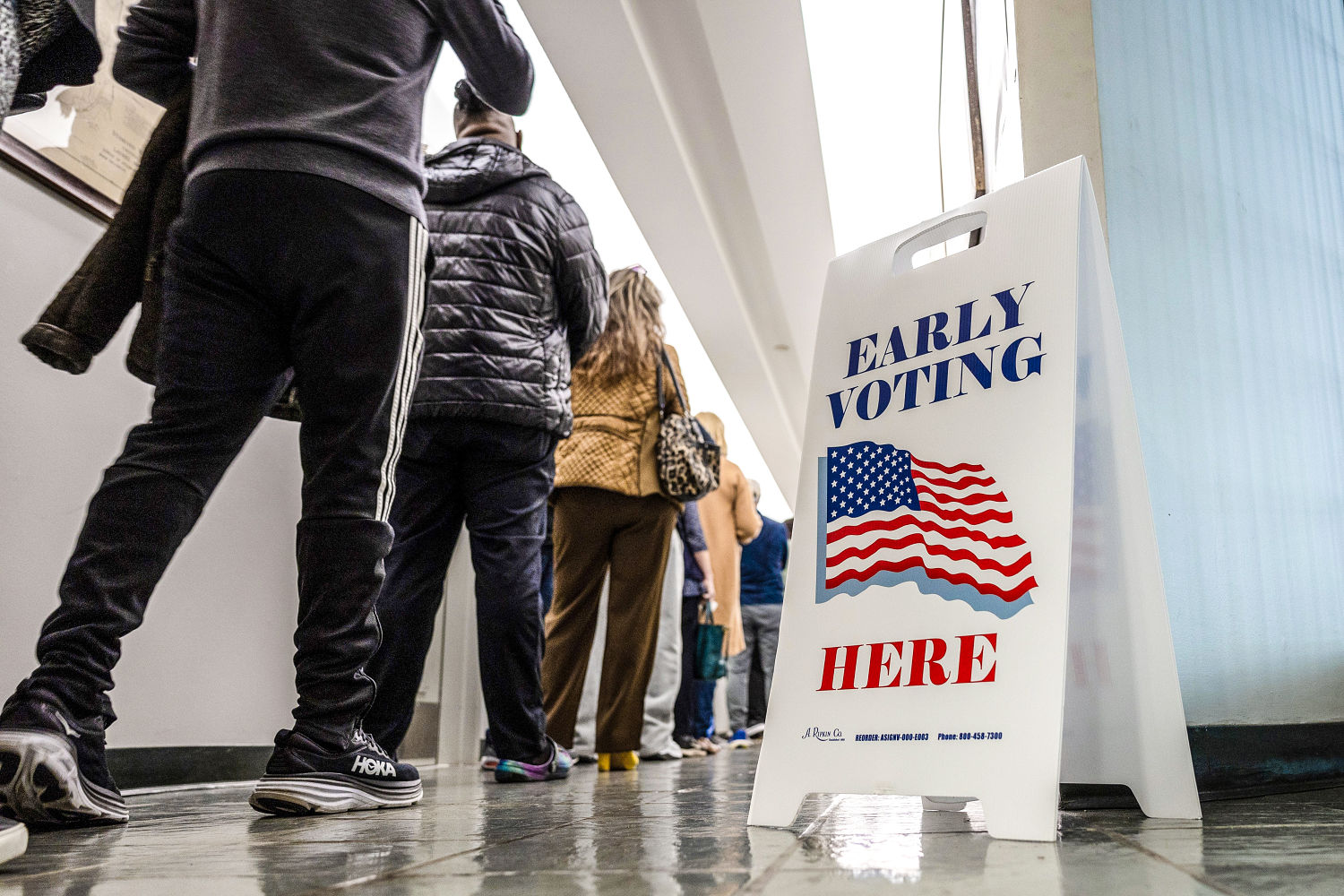 Early voting is surging across the U.S. Explore the data.