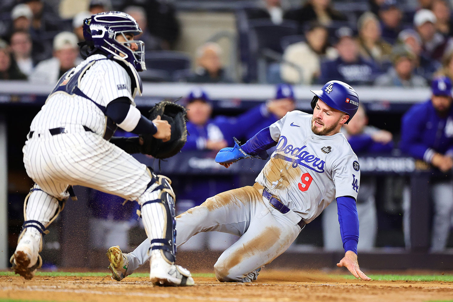 Dodgers beat Yankees 4-2 to move one win away from World Series title