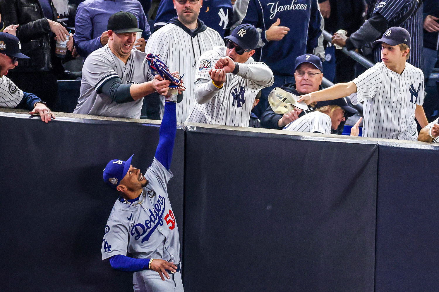 2 Yankees fans who interfered with Mookie Betts catch banned from Game 5 of World Series