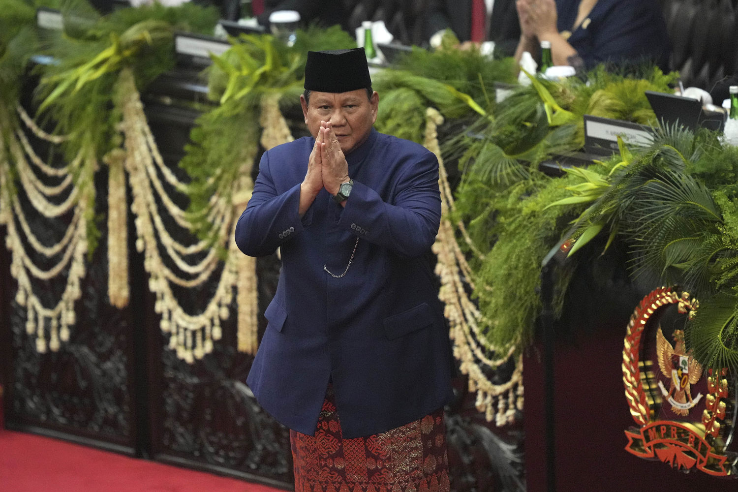 Indonesia swears in Prabowo Subianto as the country’s eighth president