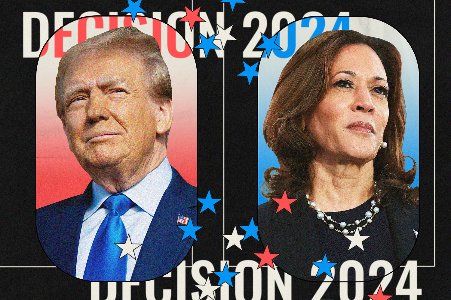 Trump, Harris locked in tight races in Pa., Ga., Wis. and Mich.