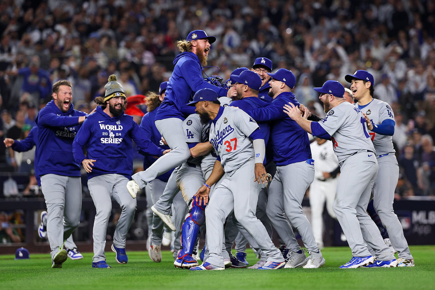 Dodgers vs. Yankees World Series had the best ratings in seven years