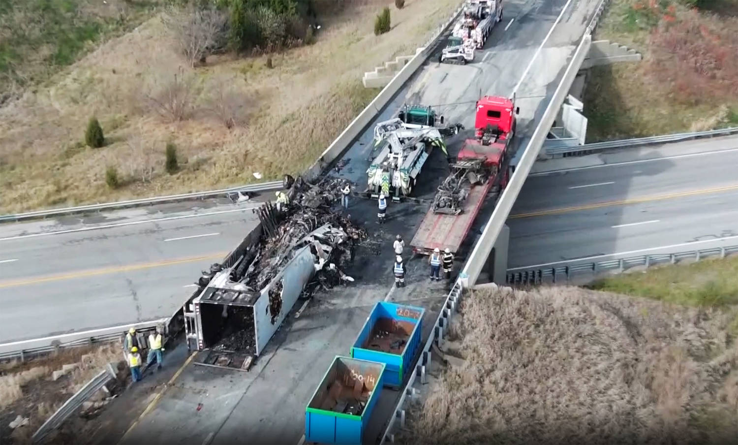 4 killed, 17 injured after semitruck crashes into vehicles stuck in traffic in Michigan