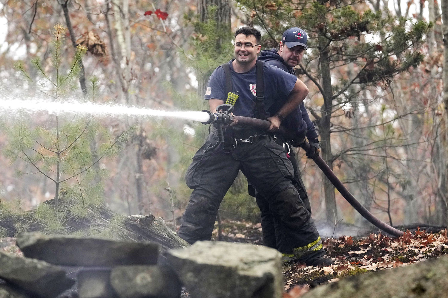 Massachusetts firefighters continue to battle stubborn brush fires across state