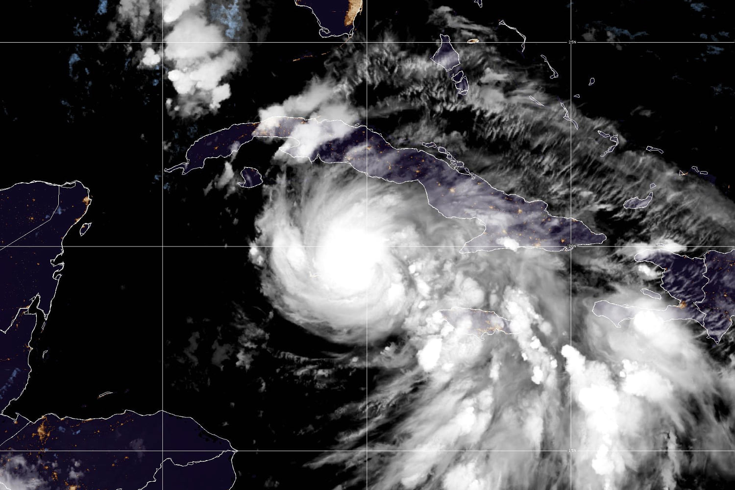 Rafael rapidly intensifies into a Category 3 hurricane as it nears Cuba