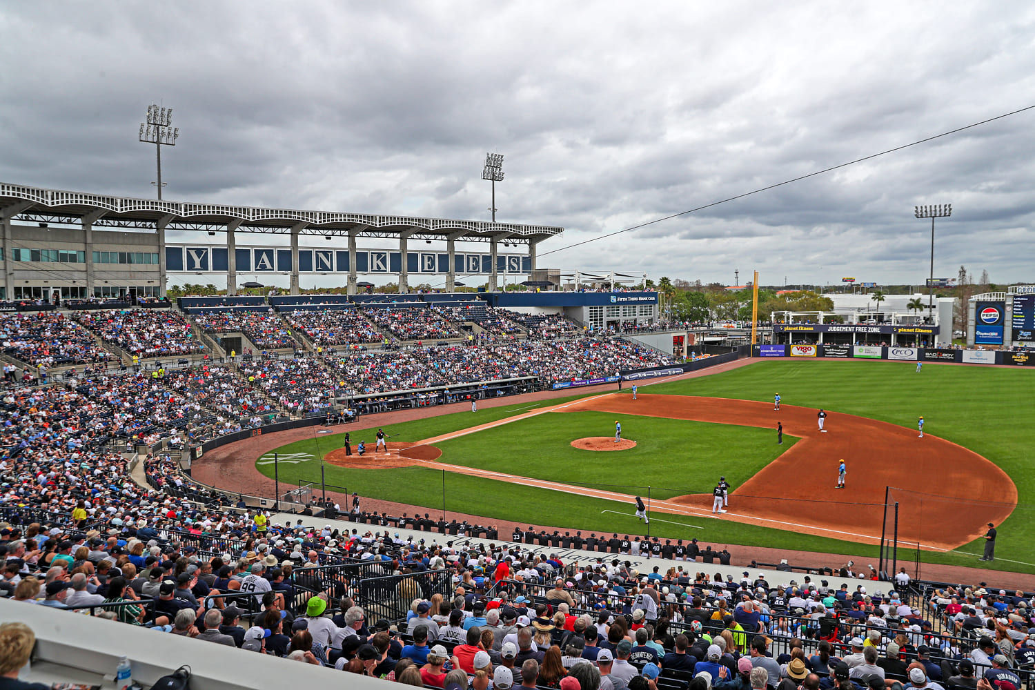 Tampa Bay Rays will play their home games at the Yankees' spring training field