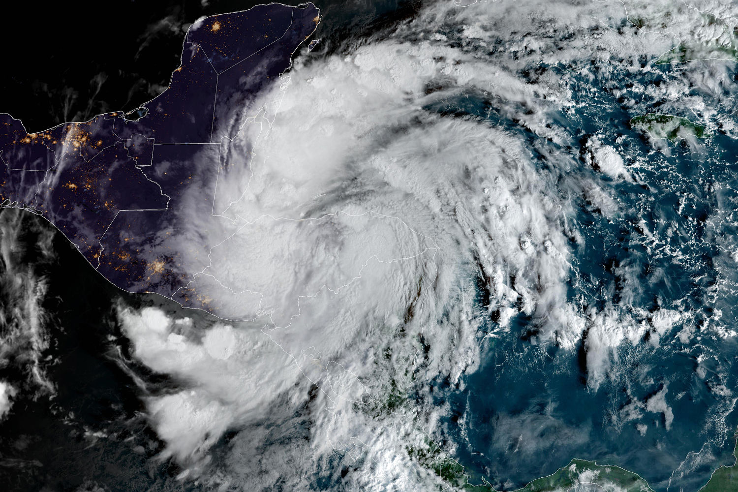 Tropical Storm Sara makes landfall in Honduras