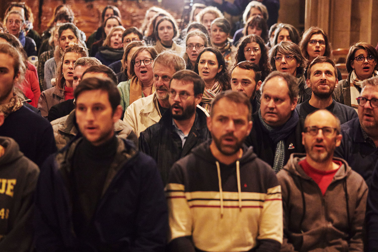 Choir formed from the ashes of the Notre-Dame cathedral helps mark reopening