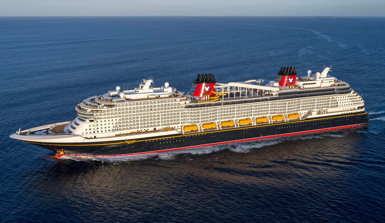 Disney debuts its latest cruise ship, Treasure, as part of a plan to double its fleet by 2031