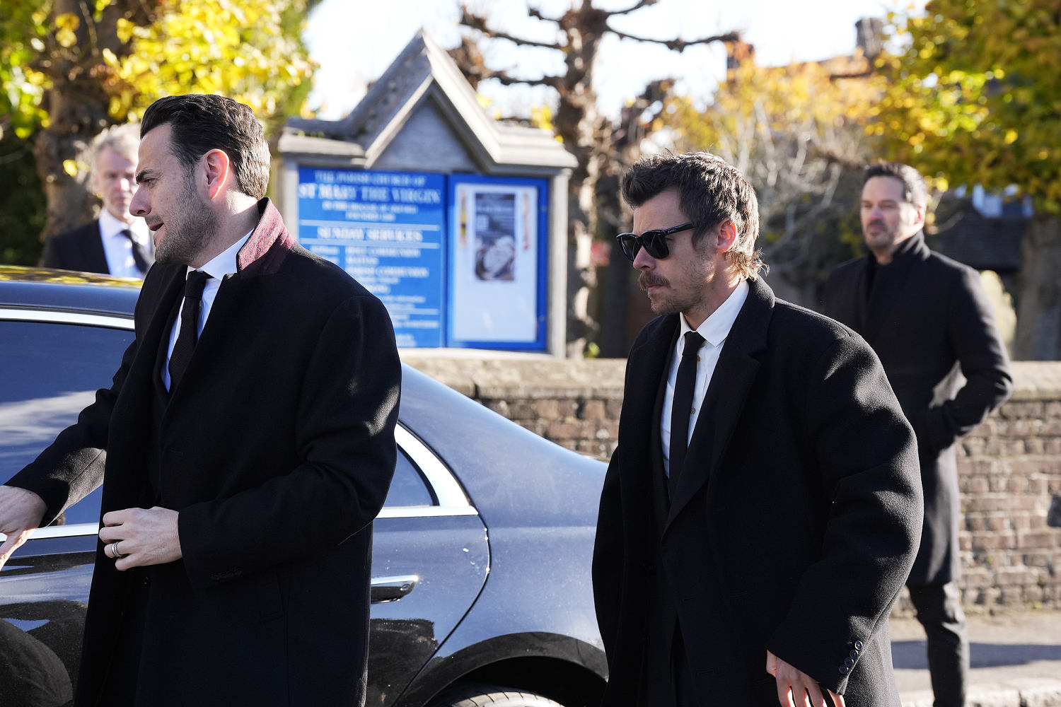 One Direction bandmates arrive to mourn Liam Payne at star's funeral