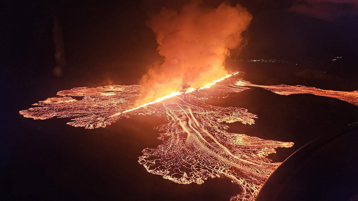 Icelandic volcano erupts for seventh time in a year