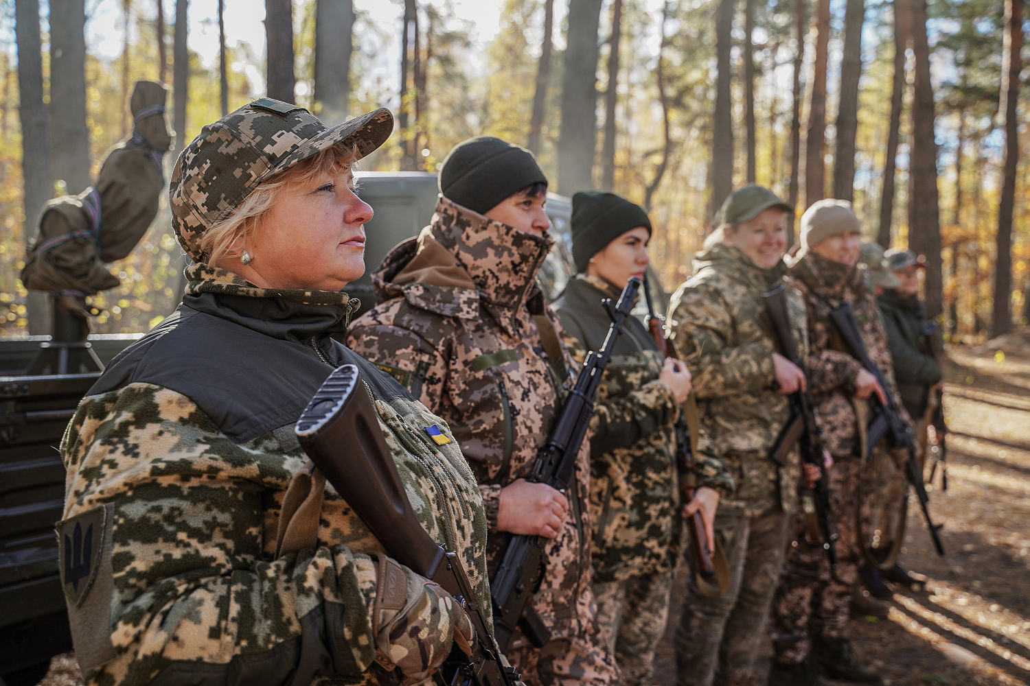 Ukraine’s 'Witches of Bucha' prepare for combat as the specter of a Russian peace deal looms