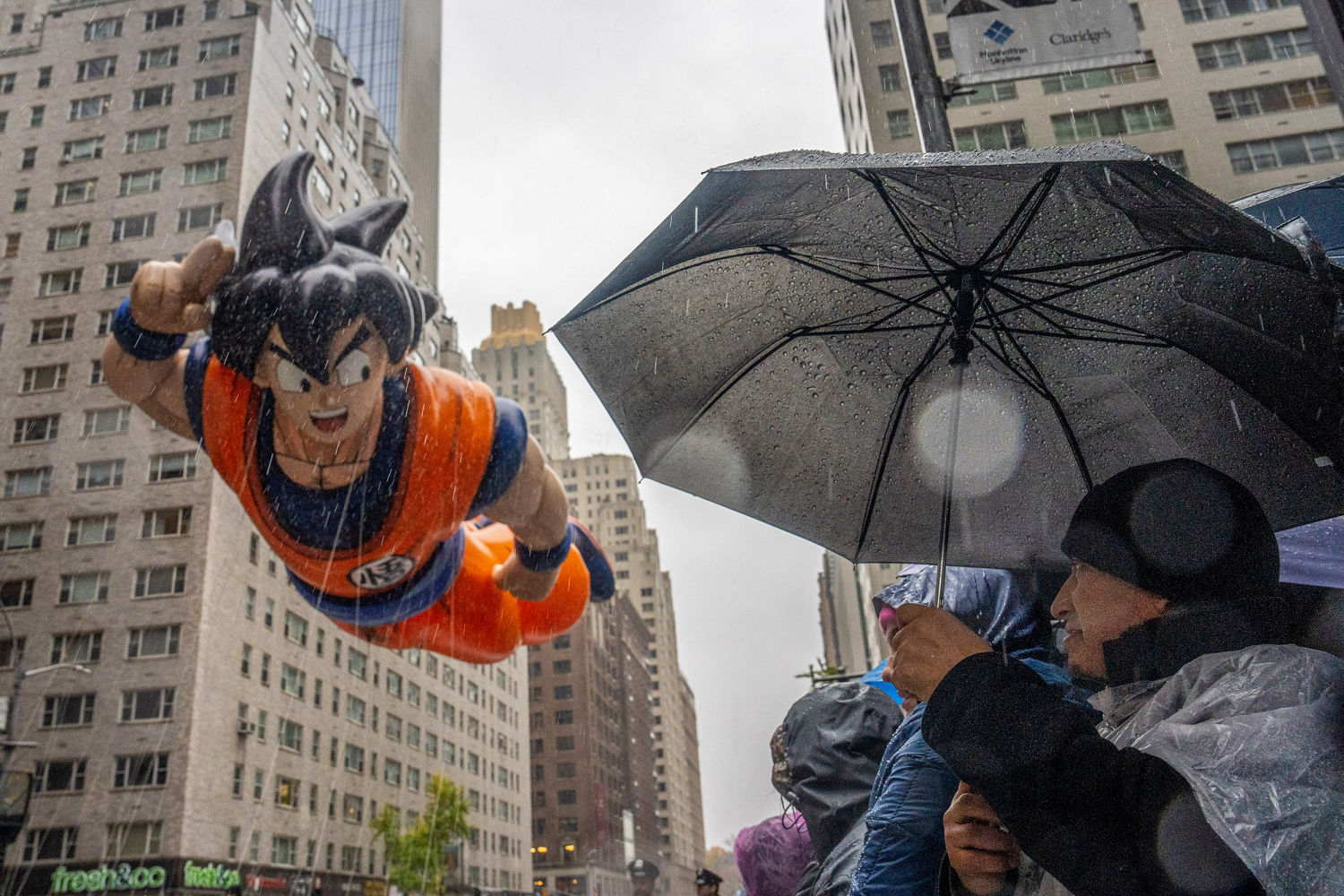 Parade in photos: A wet but joyful Thanksgiving Day celebration