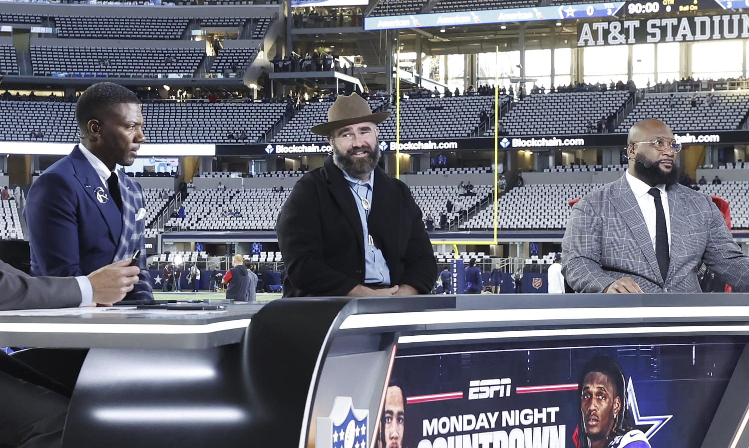 Jason Kelce’s latest outfit on 'Monday Night Football' draws quite the response on social media