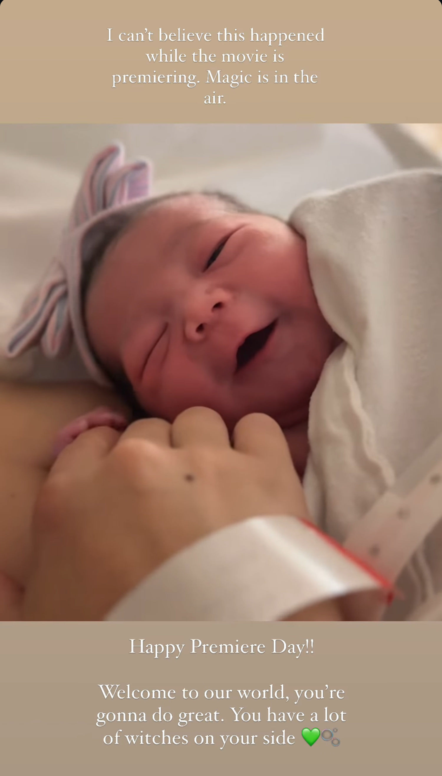 Director Jon M. Chu joins 'Wicked' premiere from hospital as wife gives birth to daughter