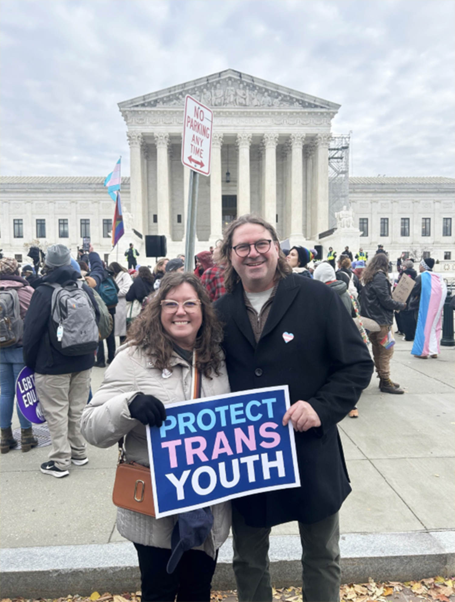 Trans people traveled to the Supreme Court from across the U.S. to hear historic case