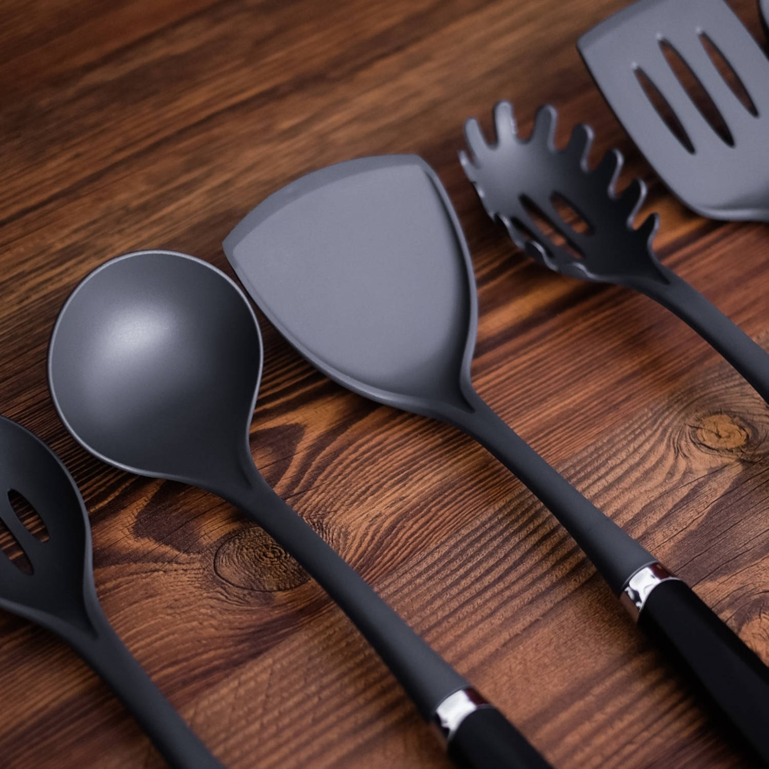 Should you cook with black plastic utensils?