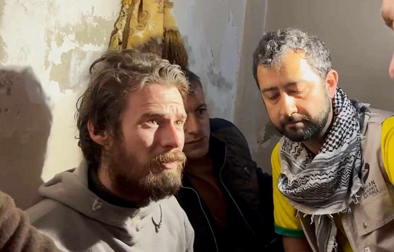 American found in Syria after being imprisoned for months tells NBC News he's a 'pilgrim'