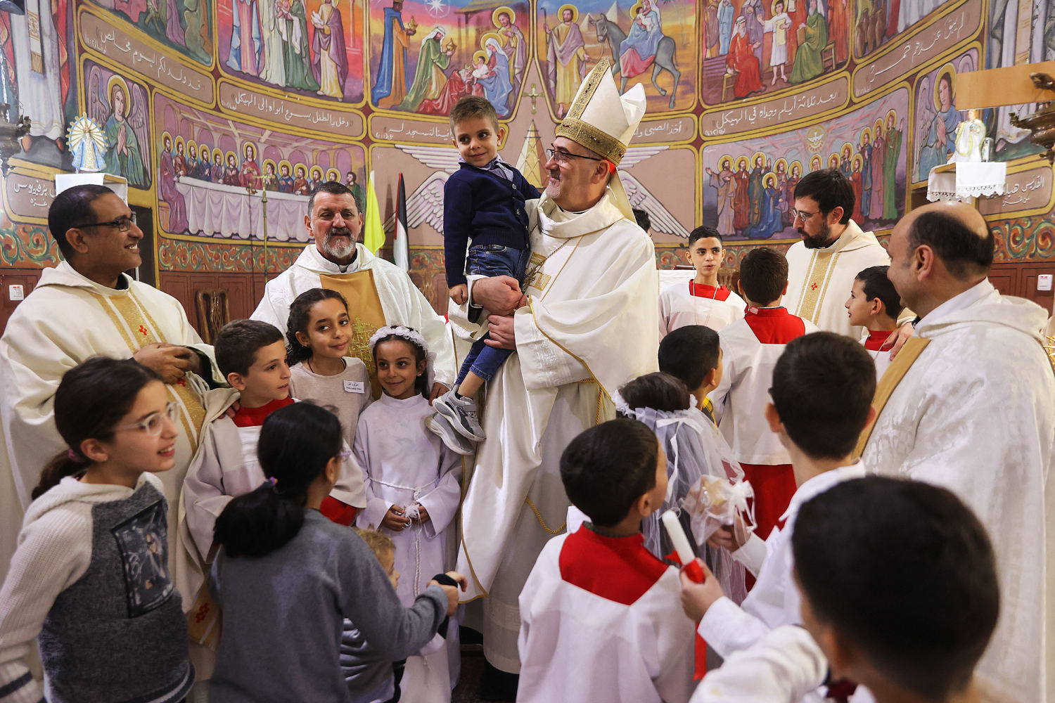 Christmas in Bethlehem celebrated under the shadow of Israel's war in Gaza