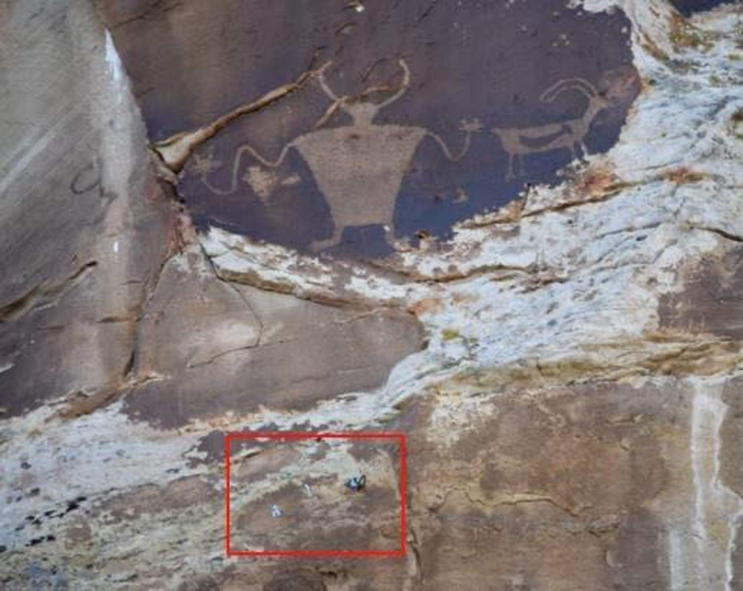 Utah authorities seek those responsible for damaging panel of ancient outdoor engravings