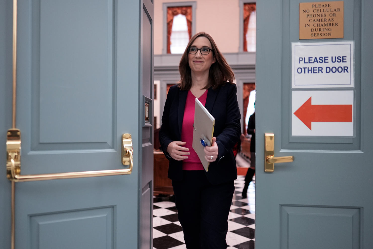 Transgender trailblazer Sarah McBride heads to her debut in Congress, hoping for a touch of grace