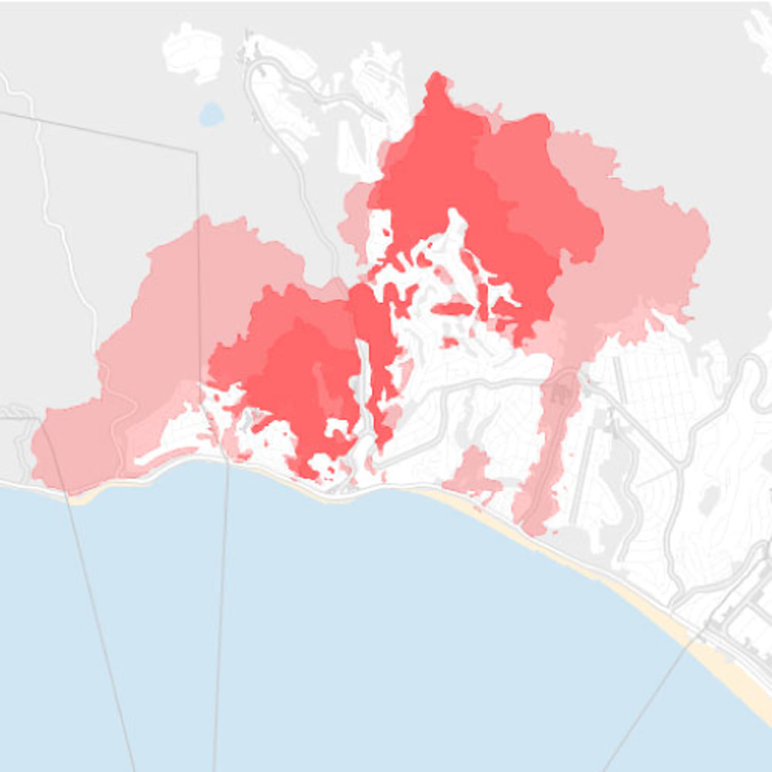 See how large the California wildfires are