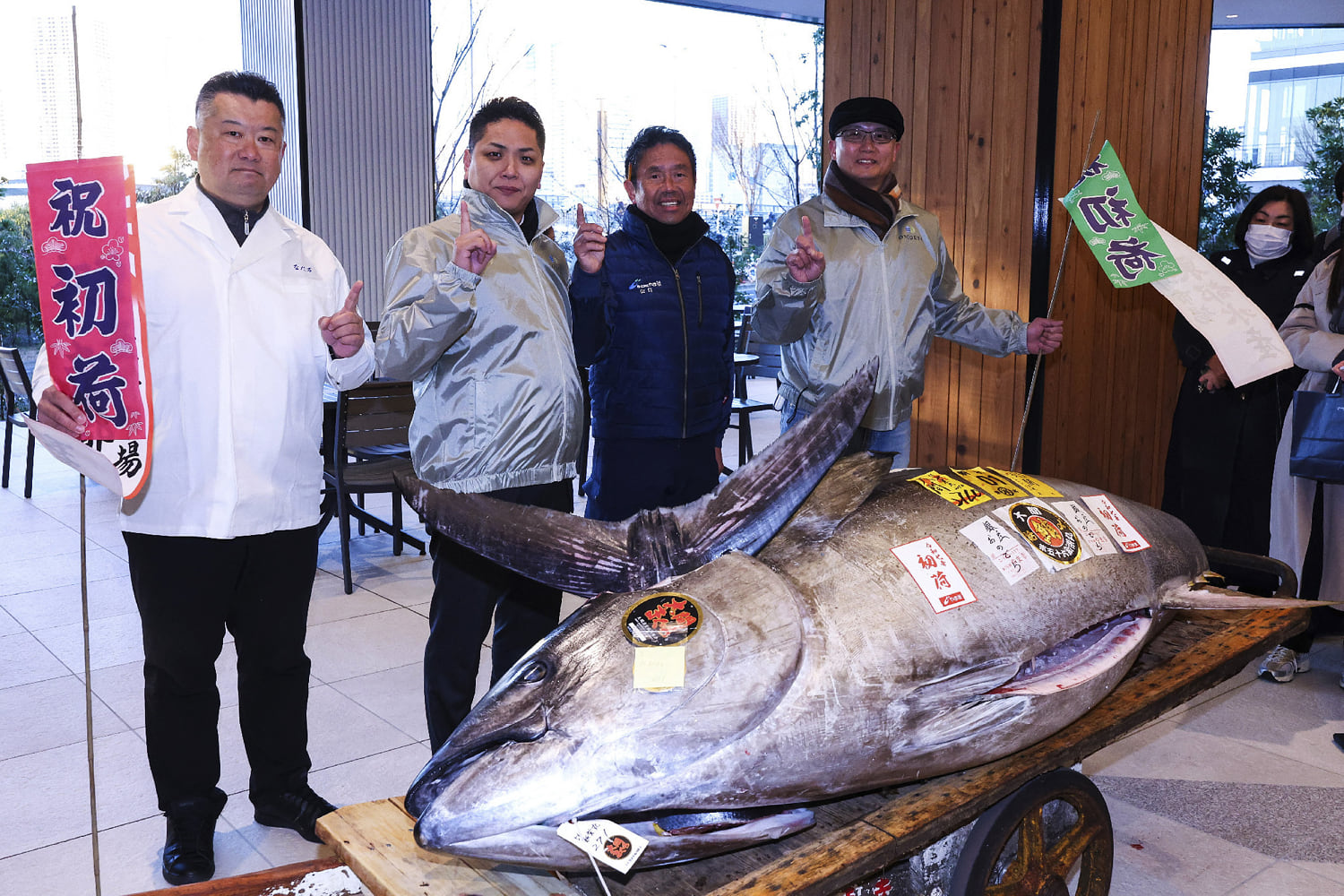 Sushi chain pays $1.3 million for motorcycle-sized tuna at Tokyo auction