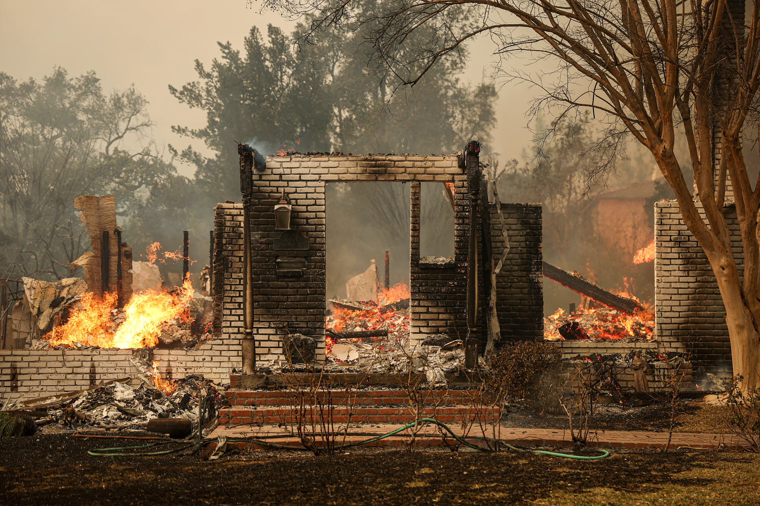 Trump blames Biden and California Gov. Gavin Newsom for deadly wildfires