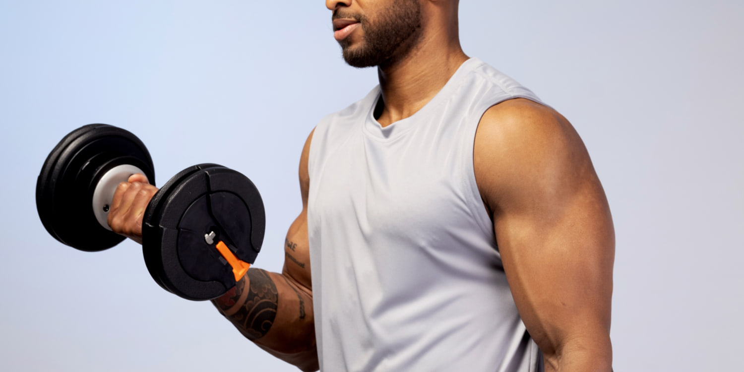 Everything you need for a dumbbell workout at home