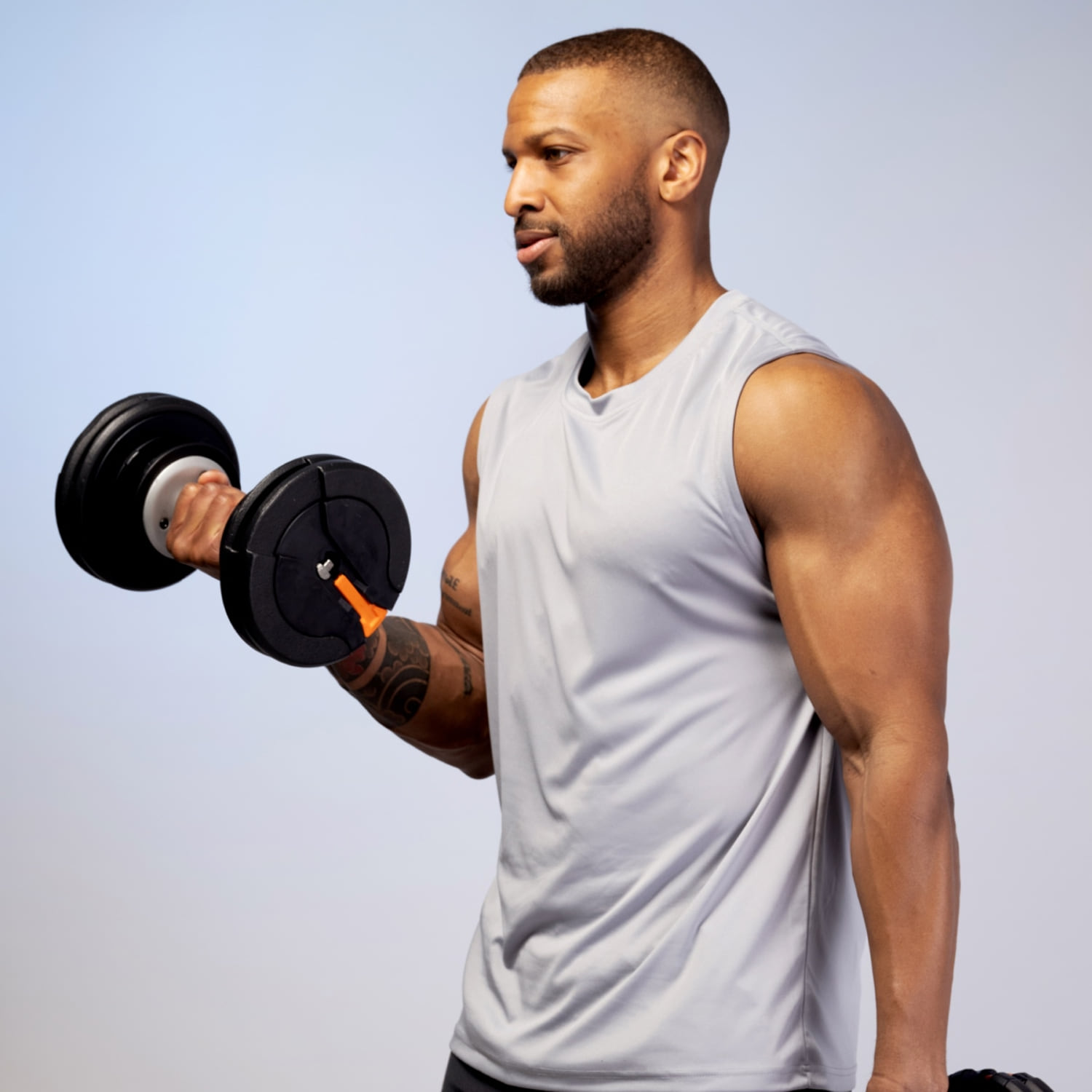 Everything you need for a dumbbell workout at home