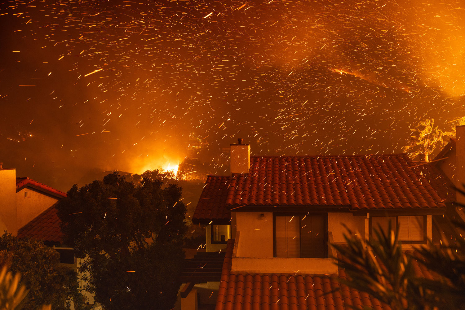 What makes the Santa Ana winds so destructive?