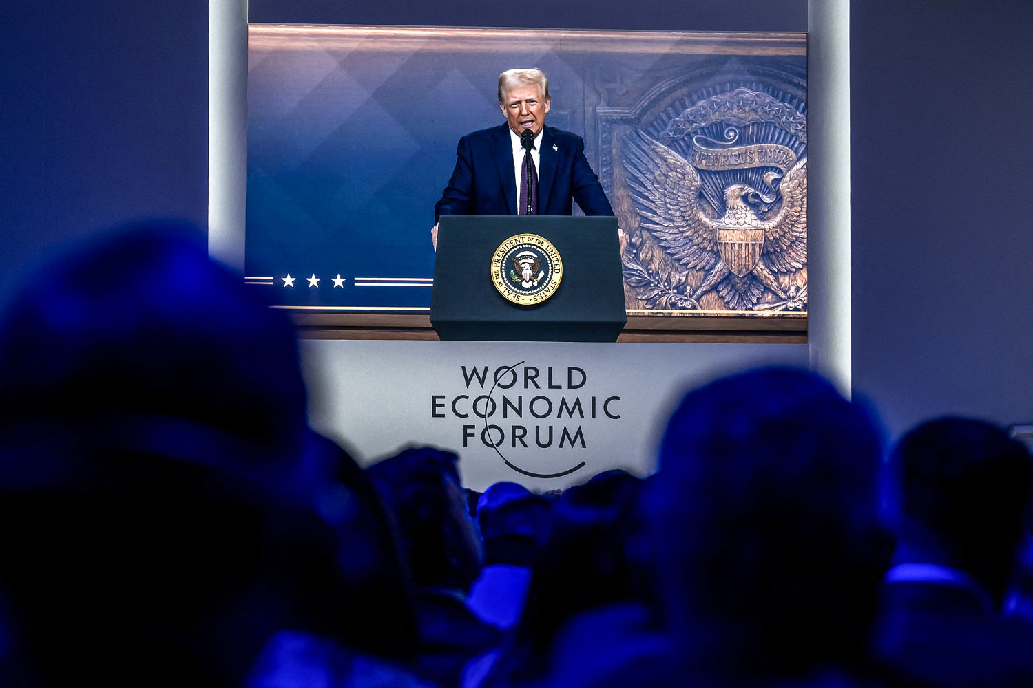 Trump says he'll ask Saudi Arabia to invest $1 trillion in the U.S. during wide-ranging Davos address