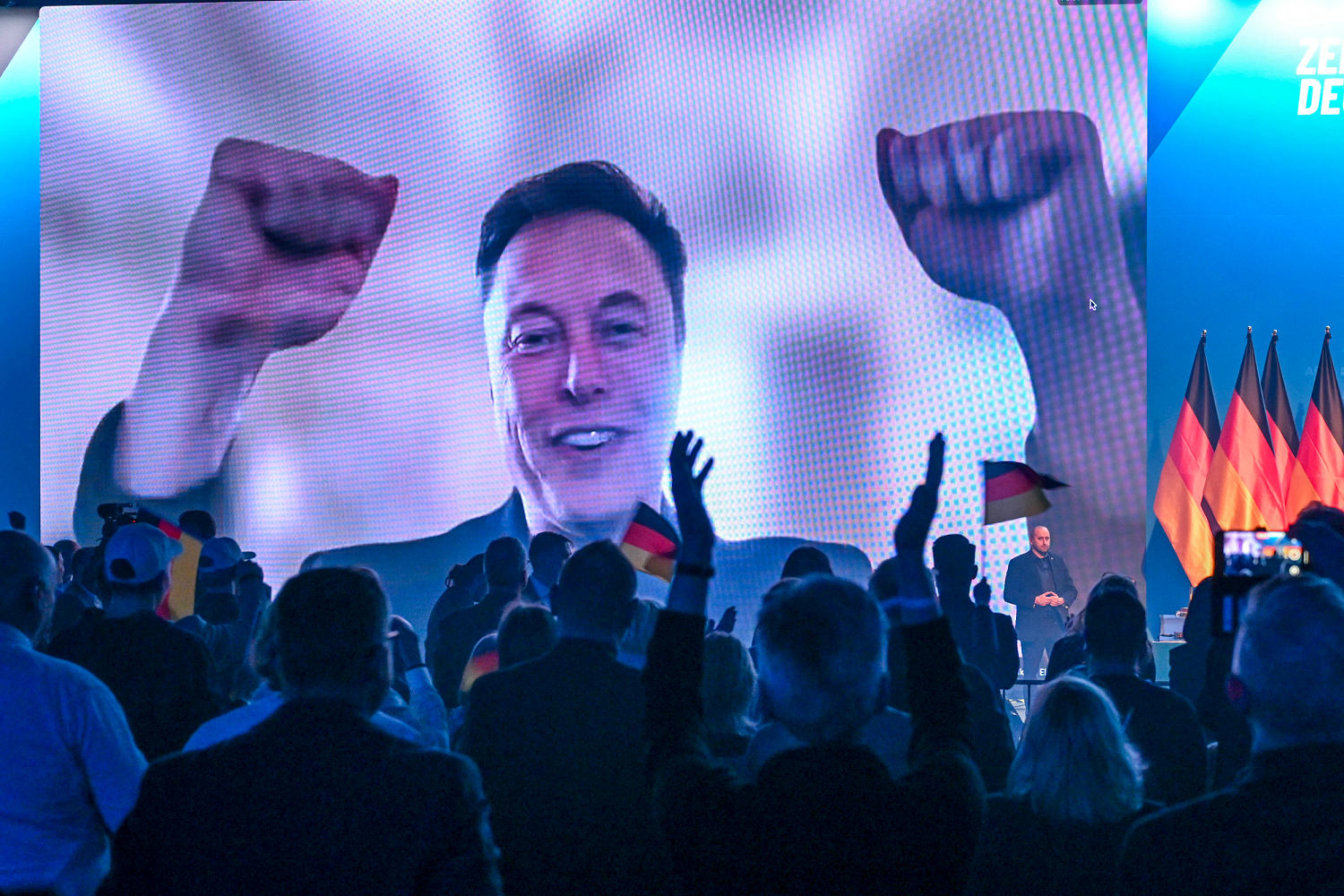 Elon Musk tells crowd at German far right event to be proud and move beyond 'sins of their parents'