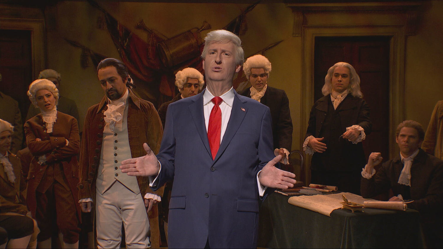 As Trump returns to office, 'SNL' wonders aloud if America has its first elected king