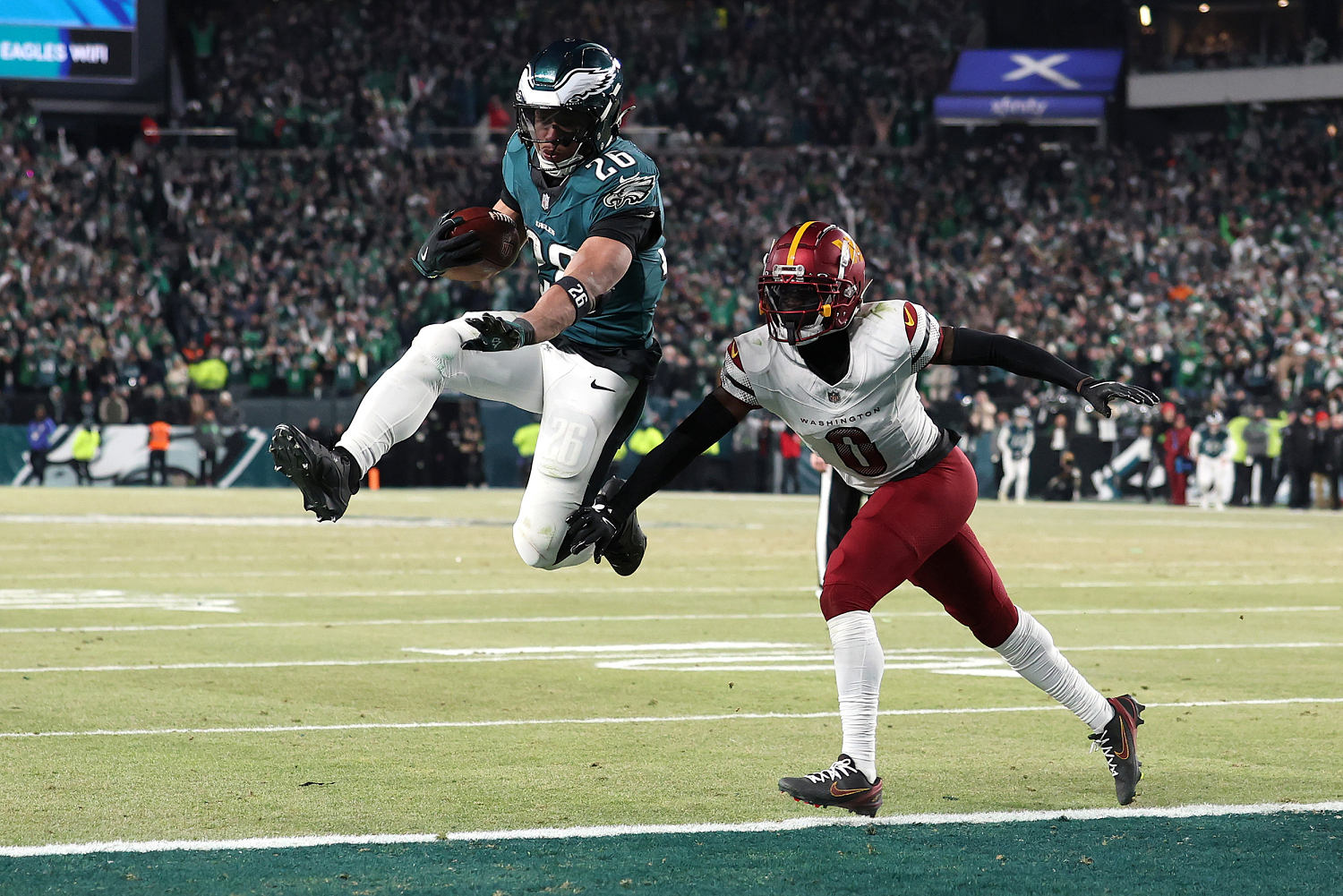 Eagles run wild over the Commanders 55-23 to secure Super Bowl spot