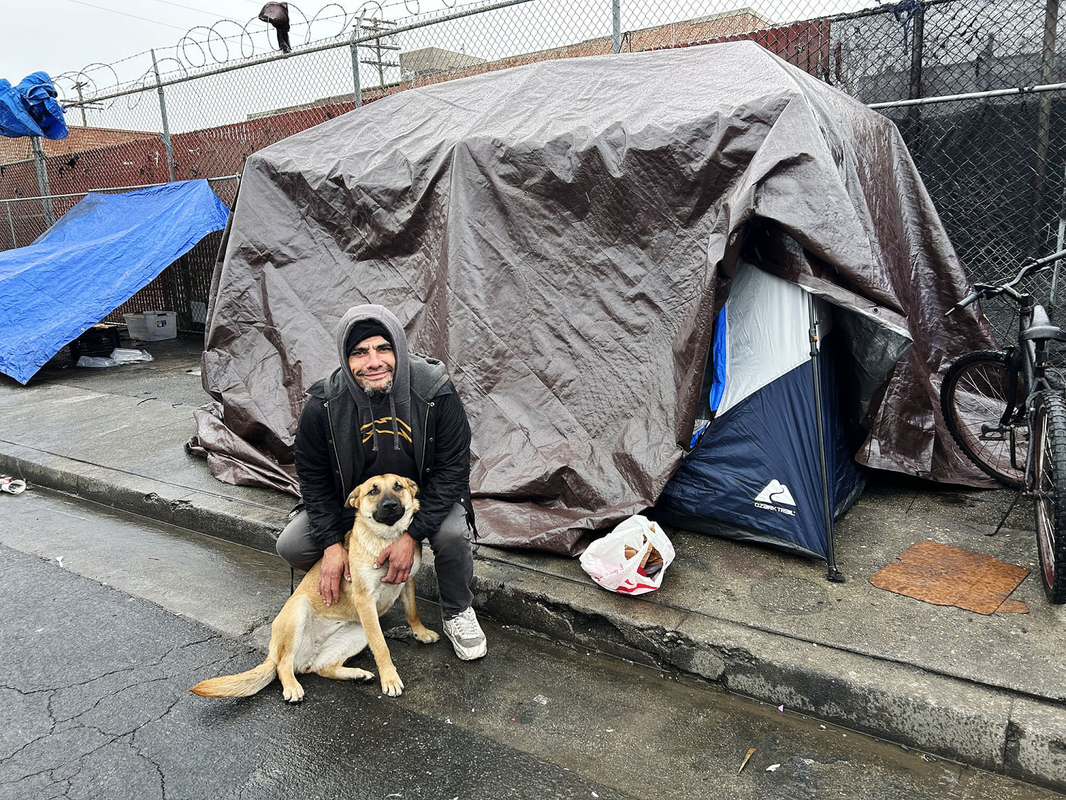 As ash rained down on L.A.'s Skid Row, clean drinking water grew scarce